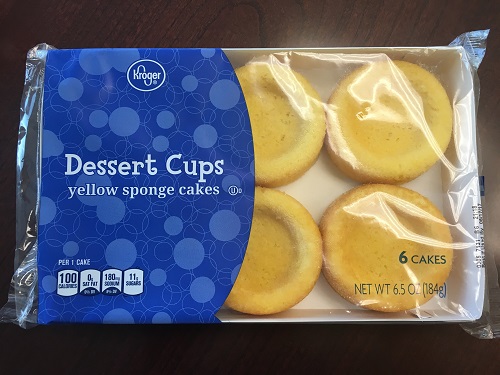 Kroger Issues Allergy Alert on Undeclared Milk in Kroger Yellow Sponge Cake Dessert Cups